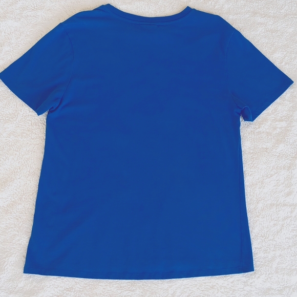 Farm Rio blue cotton tee - Picture 6 of 9
